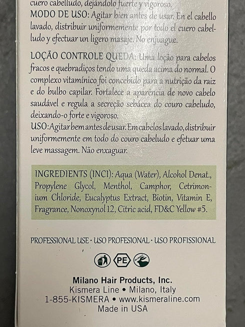 Kismera Hair Loss Control Lotion, 4oz