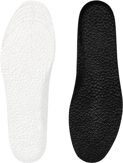 Comfort Starter Insoles, All Day Support to Relieve Foot Pain (Midnight Black, US 7-13)
