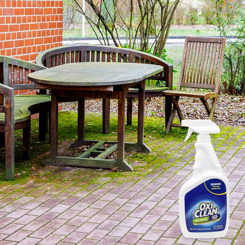 OxiClean Outdoor Multipurpose Ready to Use Cleaning Products, Cleaner for Concrete, Vinyl, 32 Fl Oz - 3 Pack