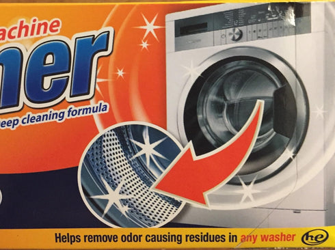 3 Pouches Washing Machine Cleaner, Deep Cleaning Formula