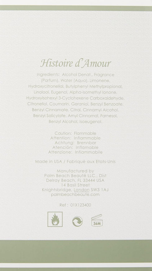 Histoire D'amour Eau De Toilette Spray for Women, 3.4 Ounces By Aubusson