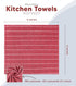 Utopia Towels - Microfiber Kitchen Towels, 12 x 12 Inches, Super Absorbent, Soft, Lint Free Dish Towels (8 Pack, Red)
