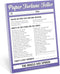 Knock Knock Paper Fortune Teller Nifty Note Pad, Oracle Gift Paper Fortune Teller Pad, 4 x 5.25 inches