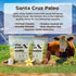Santa Cruz Paleo Whey Protein Powder, Vanilla, 20g Grass Fed Whey Protein Isolate per Serving, Gluten Free, Keto, Sugar