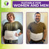 MARS WELLNESS Premium Plus Size Bariatric Abdominal Binder, 9" 3 Section/Panel, 3XL, Waist Size 55" - 72"