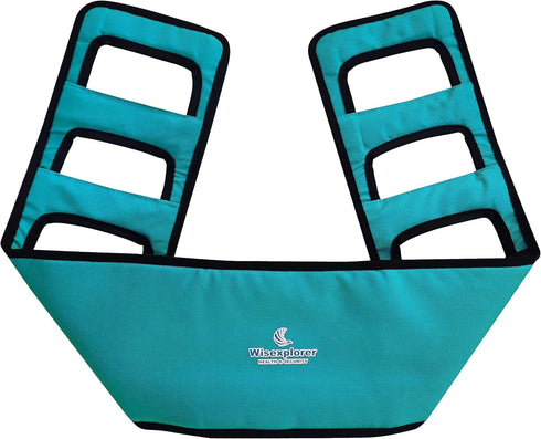 Wisexplorer 47.2 Inch Non-Slip Transfer Nursing Sling Gait Transfer Belt, Safety Patient Lift Board Mobility Standing