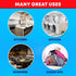 Heavy Duty Clear 95-96 Gallon Trash Bags, Huge Value Pack, 25 Bags w/Ties, Extra Large Recycling Trash Bags