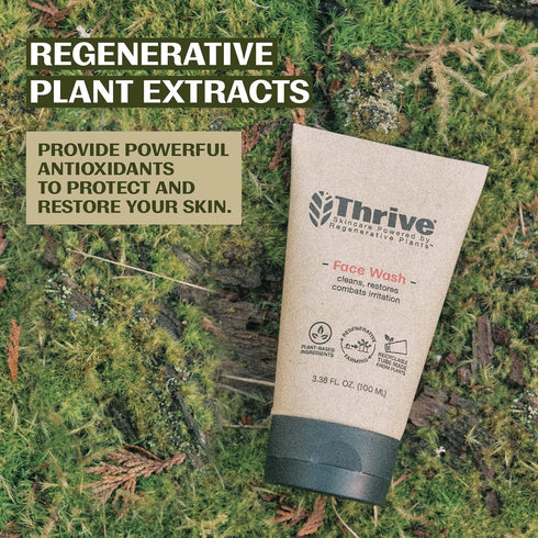 Thrive Natural Care Face Wash Gel, Daily Facial Cleanser, Vegan