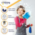Microfibre Cleaning Cloth, White, Pack of 10, Large Size: 40x40cm, Super Soft Premium Streak Free Washable Cloth Duster