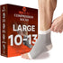 Plantar Fasciitis Socks Foot Sleeve & Compression Socks for Women - Ankle & Arch Support - Fit Guaranteed L
