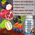 Super Antioxidant Fruit Superfood Complex - 60 Capsules of Powerful Antioxidant Superfruits for Immune Support and Skin