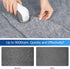 BEAUTURAL Fabric Shaver and Lint Remover, Battery Operated Sweater Defuzzer with 2 Replaceable Blades, Gray