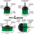Pan Scrubber Kit, Cast Iron Skillet Brushes, Kitchen Cleaning Supplies, Stove Scrubber, Kitchen Countertop Cleaner,