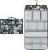 PAVILIA Hanging Toiletry Bag for Women Men, Waterproof Travel Kit, Foldable Cosmetics Organizer, Jewelry Case (Floral
