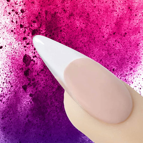 Young Nails Acrylic Core Powder, Self-Leveling Acrylic Nail Powder, Clear Nude Pink White, 85g