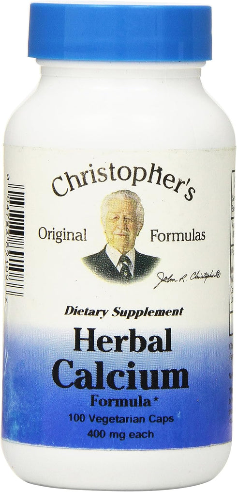 Dr Christopher's Herbal Calcium Formula, 400 mg, 100 Count