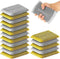 24 Pack Steel Scrub Sponges for Dishes, Non Scratch Scouring Sponge, Heavy Duty Dish Wash Kitchen Sponge for Pot