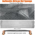 African Net Sponge Authentic Real African Exfoliating Net Bath Sponge Wash Cloth Exfoliating Washcloth African Net Cloth Body Scrubber for Shower Gray