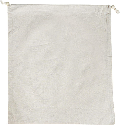 VillageCulture Pack 6 10 12 Inches Muslin Drawstring Bags of Pcs Unbleached Reusable bags Favor Pouches for Crafts