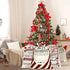 LessMo Christmas Santa Sack, Large Canvas Gift Bag with Drawstring, Reusable Personalized for Xmas Storage