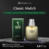 PB ParfumsBelcam Classic Match Green Eau De Toilette Spray for Men, Fresh Chypre Cologne, 2.5 Fl Oz