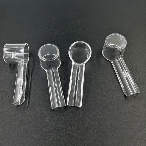 4pcs For Oral B Electric Toothbrush Heads Protective Cover For Braun Tooth Brush Heads lids stand Holder Travel Case Keep Clean