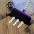 Upright Broom and Dustpan Set, 50-in Long Handle Self Cleaning for Home, Kitchen, Office Floors