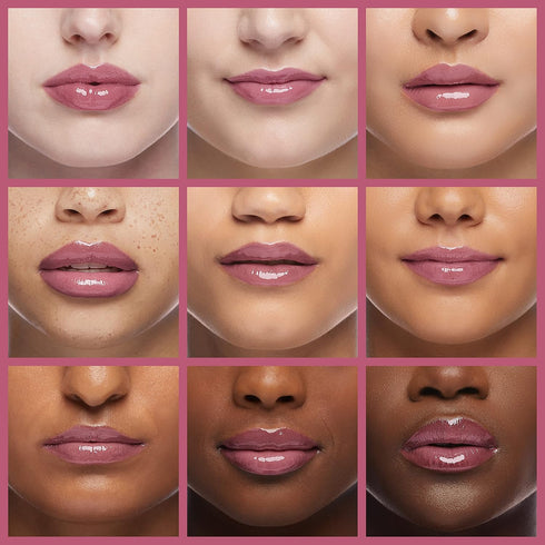 Nicole Miller Lip Gloss Collection Shimmery Glosses for Women and Girls, Long Lasting Color Set, 10 Count (Pack of 1)