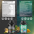 Woman,2 Rhodiola,19,445mg Immune 60 Peakhealth Shilajit Sea Moss Black Seed Oil Ashwagandha Capsules for Man Bottle