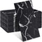 Zonon 50 Pcs Black Marble Guest Towel Disposable Bathroom Paper Napkins Decorative Hand
