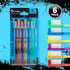 Extra Firm Toothbrush Set for Adults, Travel Toothbrush Kit, Hard Multicolor Denture Brush, Large Head, Manual Hard