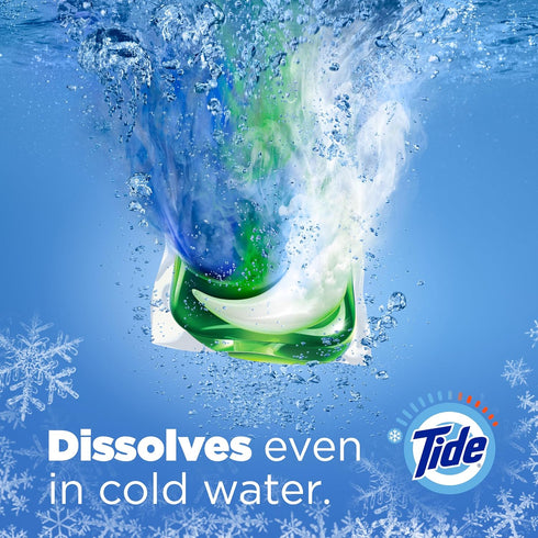 Tide PODS Liquid Laundry Detergent Soap Pacs, HE Compatible, 76 Count, Clean Breeze Scent