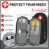 PracMedic EpiPen Carry Case - Insulated Compact Case holds 2 Epipens or Auvi-Q, Inhaler, Medicines (Black)