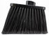 SPARTA Plastic Broom Head: Angled, Flagged for Small Debris, 12 Inches, Black for Indoor and Outdoor Use.