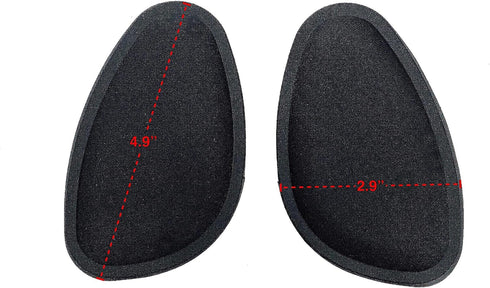 CB 4-Pairs Forefoot Metatarsal Pads, Ball-of-Foot Cushions for Pain Relief, for Men & Women, Style B-No Sticker