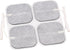 BodyMed TENS/EMS Unit, 4 Electrode Pads – Reusable Self-Adhesive 2 x 2 Inch Square Electrodes in Ten Packs