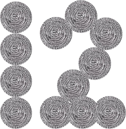 Stainless Steel Scrubber, Scrubbing Scouring Pad, Magic Eraser Sponges for Cleaning Pots, Pans, and Broiler Racks