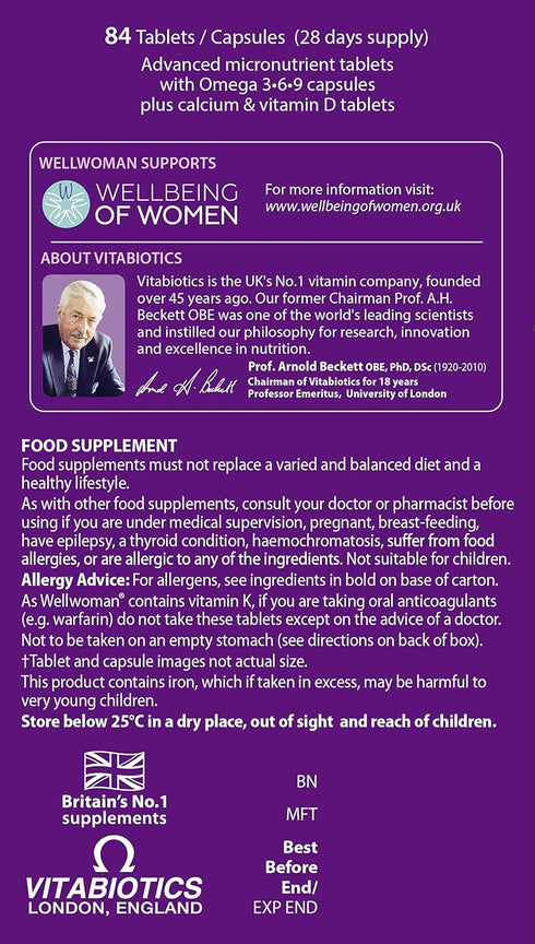 Wellwoman Pack 84 Max Capsules