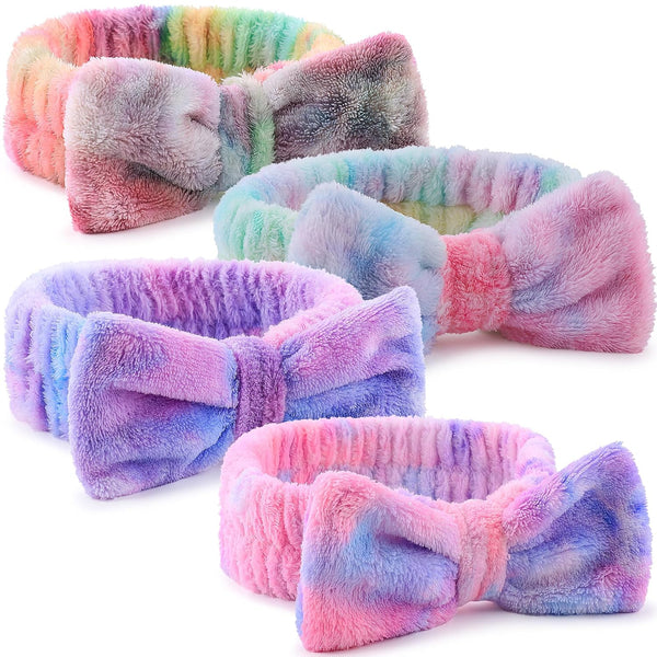 WSYUB Makeup Headband, Spa Headband for Washing Face, Bow Headbands for Girls, Stuffers for Teens Women Gifts