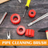 6 Pieces Copper Pipe Cleaners | Handy Sized Plumber Tube Cleaning Brush for Copper, 3 Sizes