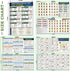 Nonlae 3 Mediterranean Diet Charts - Food List, Easy Meal Plan & Recipes, Beginner Guide with Serving Sizes, Net Carbs