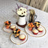 125 Piece Gold Plastic Plates & Cutlery Set - Reusable & Recyclable - 25 Each Gold Rim Plates & Silverware for Parties,