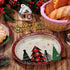 Havawish 100 10.8" 12.6" Pcs Large Christmas Oval Paper Plates x Christmas Disposable Party Trays Xmas Paper Platters