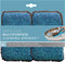 Dual-Sided Sponges, 6 Pack, White, 4 Count