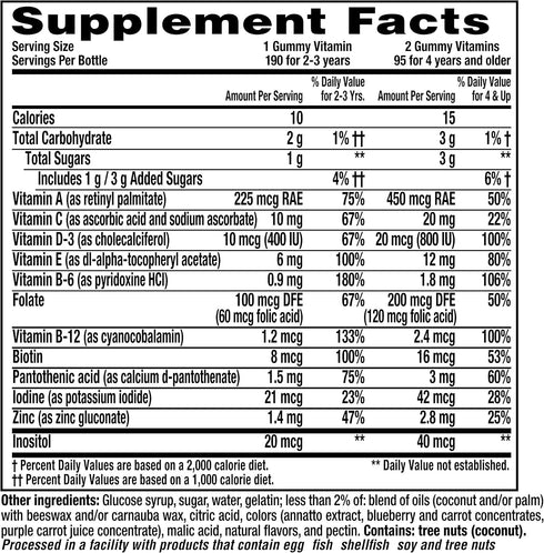 L’il Critters Paw Patrol Gummy Vites Daily Gummy Multivitamin for Kids, 190 Gummies