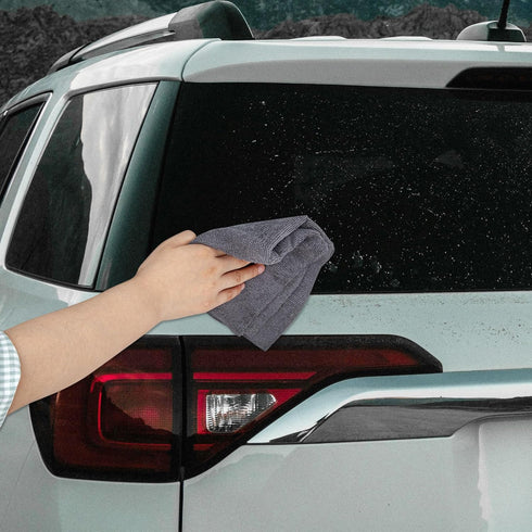 CARTMAN 60 Pack Microfiber Cleaning Cloth, 12"x12", Reusable Lint Free Towels for Kitchen, Car, Glass Cleaning