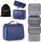 Elviros Toiletry Bag Hanging Travel Organizer for Men and Women, 3 in 1 Multifunctional Large Makeup Cosmetic Case