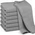 Waffle Weave Microfiber Cleaning Cloth, 6 Pack Absorbent Dust Rags for Car Interior and Household
