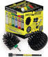 Power Scrubber Kit: Cordless Electric Spin Grill Brush Drill Set for BBQ, Fireplace Grates & More
