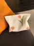 Large Aesthetic Makeup Bag - Floral Mid-day Clutch, Period Kit, Hygiene, and Skincare Bag (Tulip)